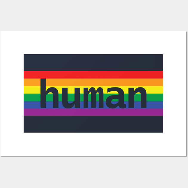 Pride Human Wall Art by ellenhenryart